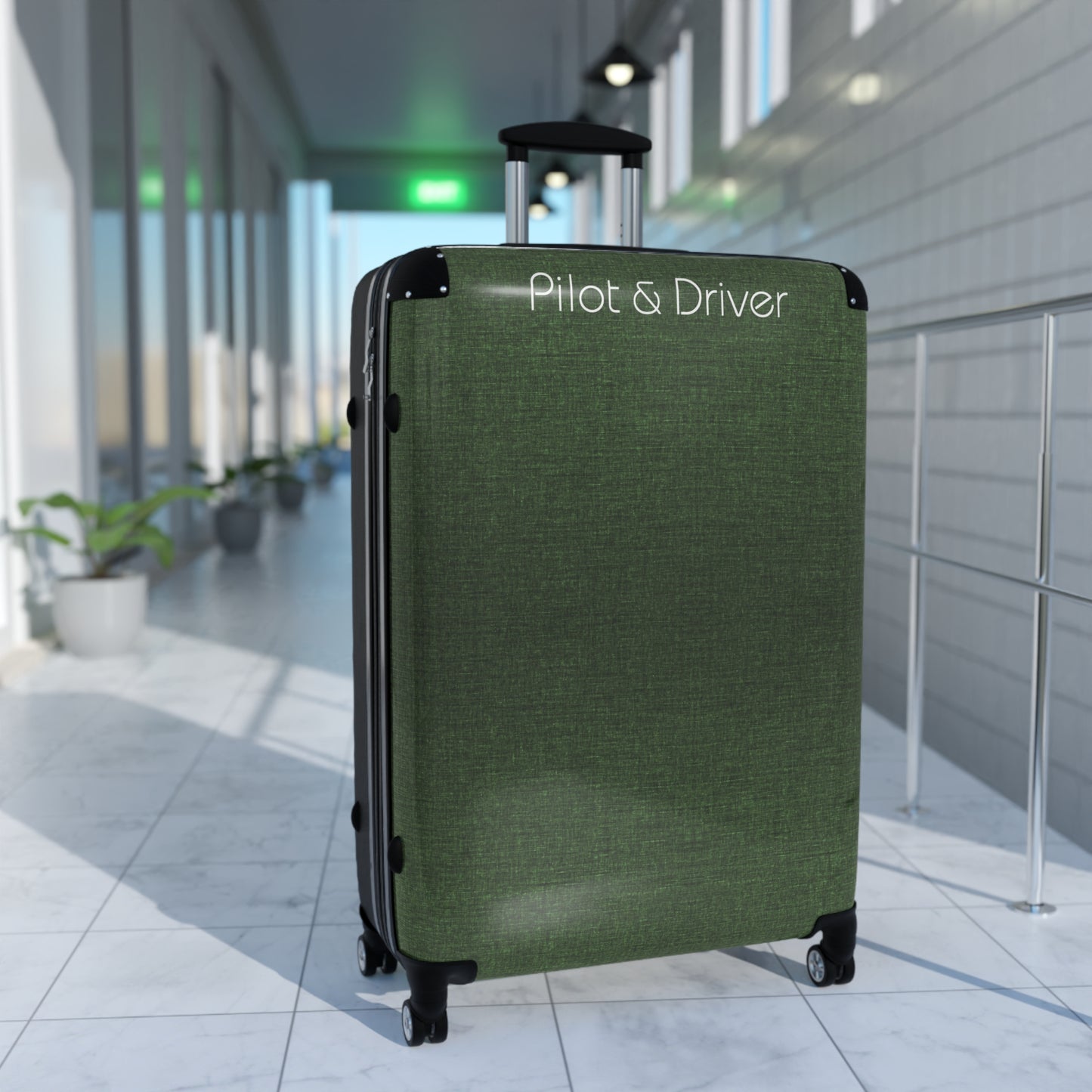 Pilot & Driver™ | Hardshell Suitcase | 3 Sizes | Emerald