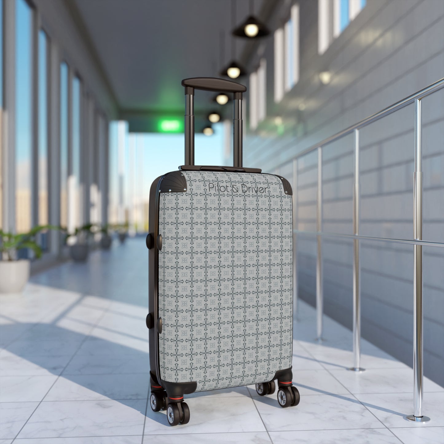 Pilot & Driver™ | Hardshell Suitcase | 3 Sizes | Gray