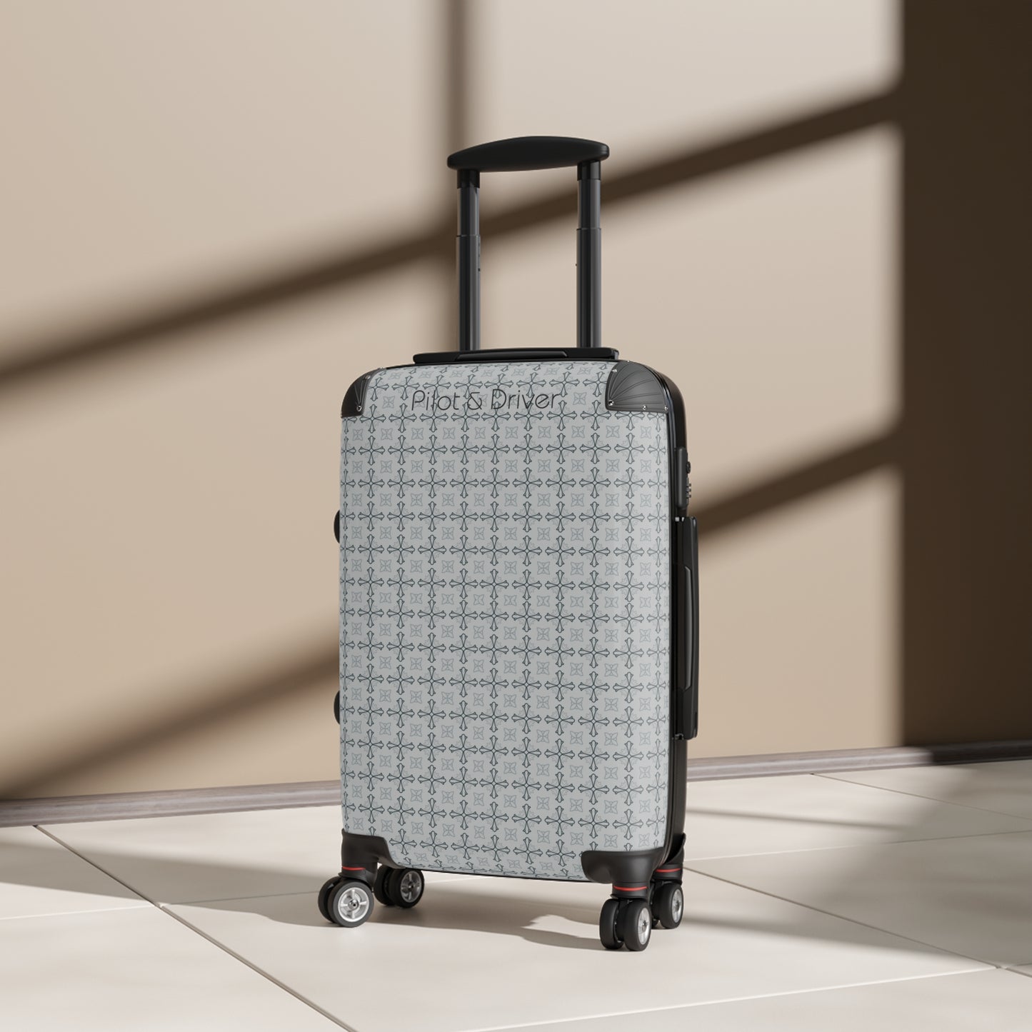 Pilot & Driver™ | Hardshell Suitcase | 3 Sizes | Gray