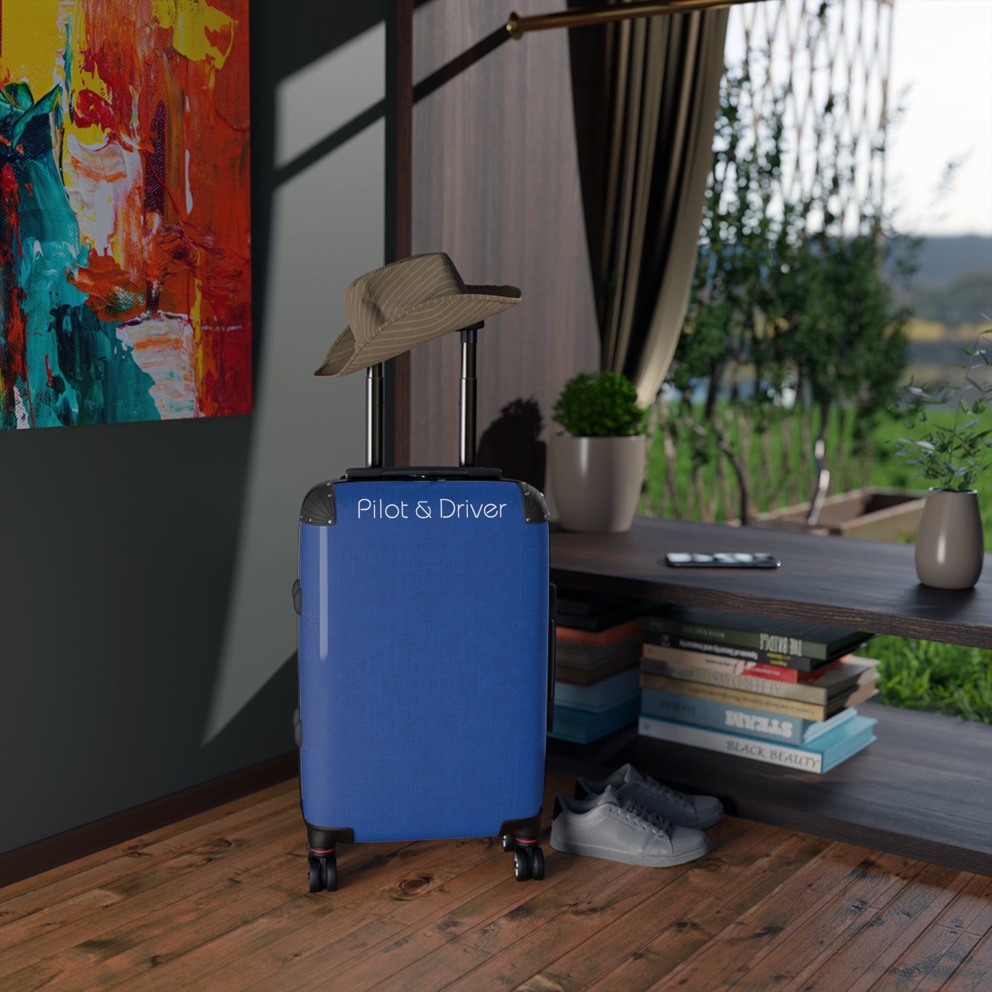 Pilot & Driver™ | Hardshell Suitcase | 3 Sizes | Cool Blue