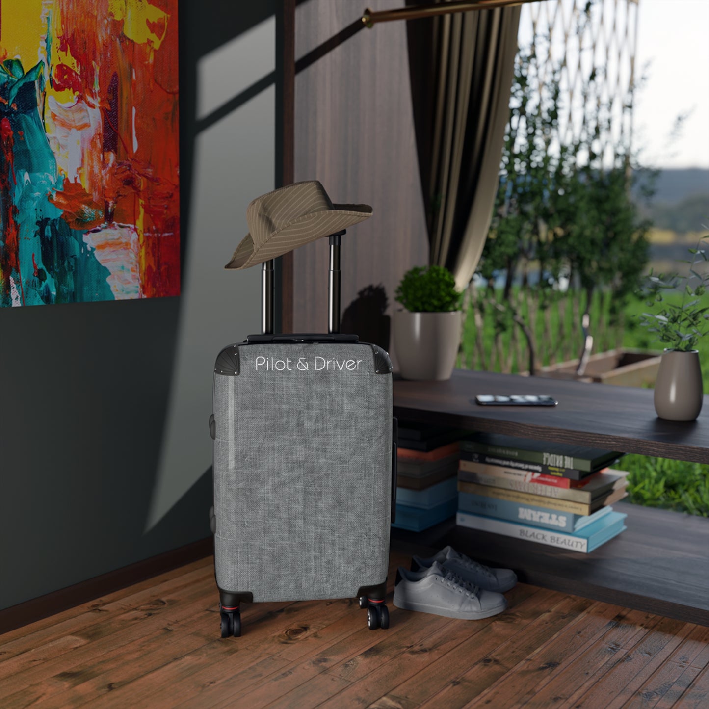 Pilot & Driver™ | Hardshell Suitcase | 3 Sizes | Charcoal