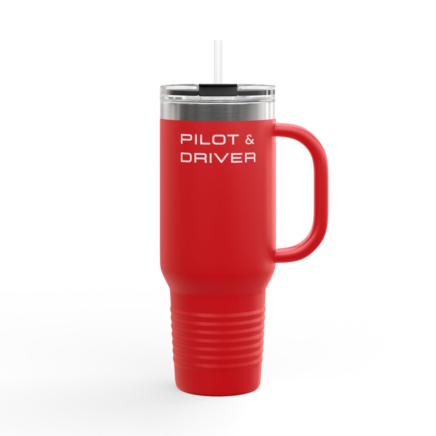 Pilot & Driver™ | Double-Insulated Travel Mug | 40oz