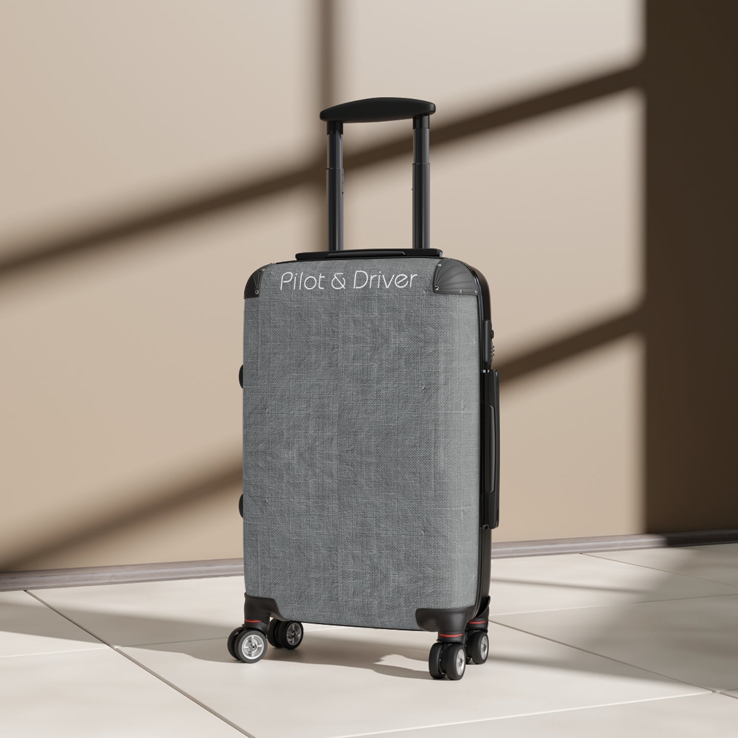 Pilot & Driver™ | Hardshell Suitcase | 3 Sizes | Charcoal