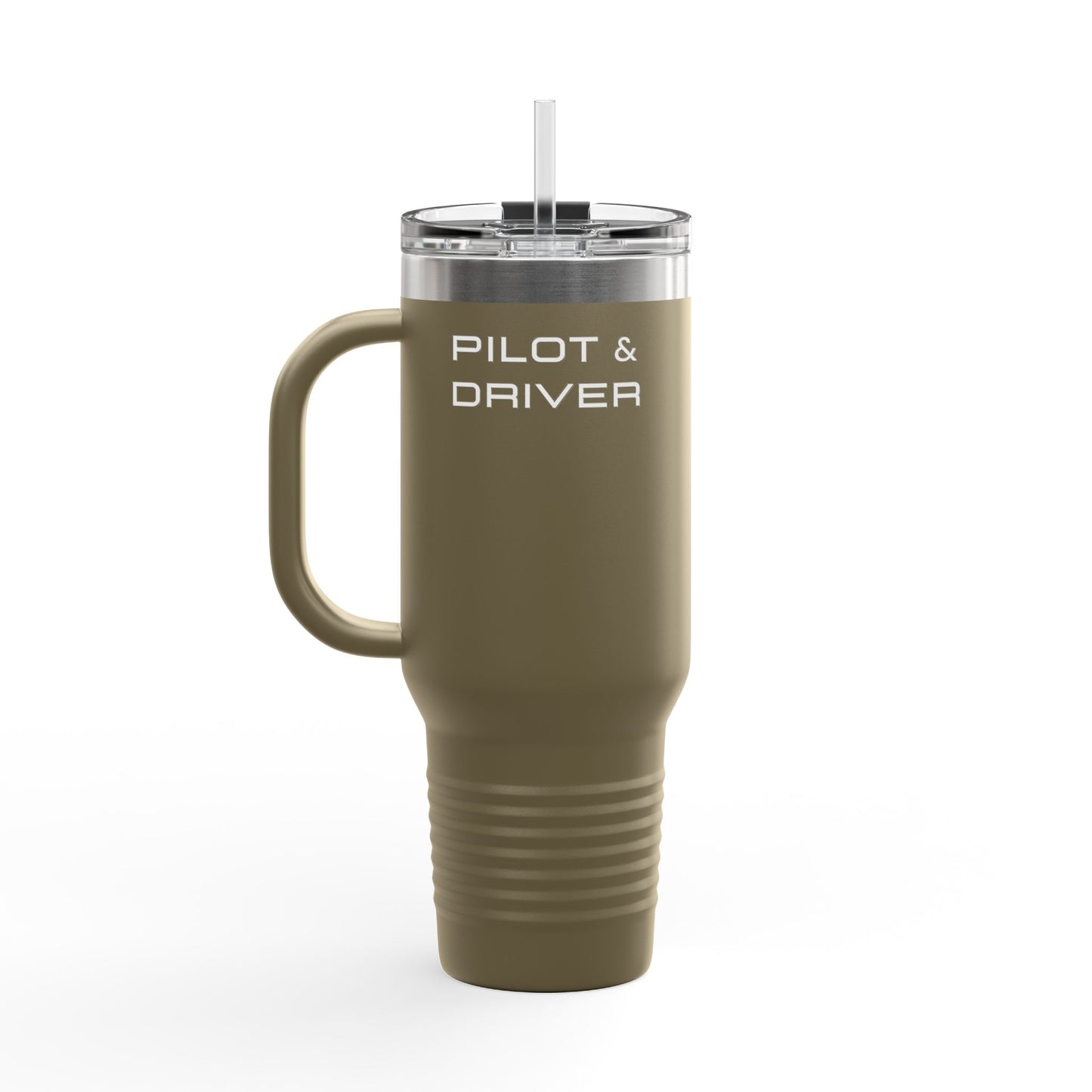 Pilot & Driver™ | Double-Insulated Travel Mug | 40oz