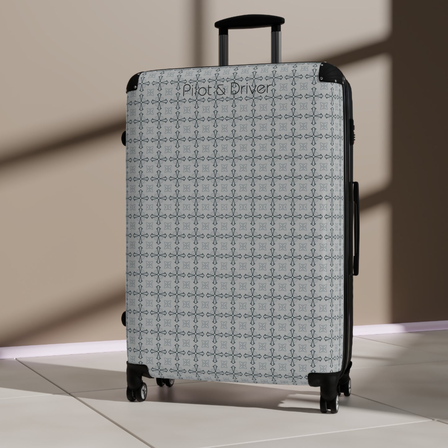 Pilot & Driver™ | Hardshell Suitcase | 3 Sizes | Gray