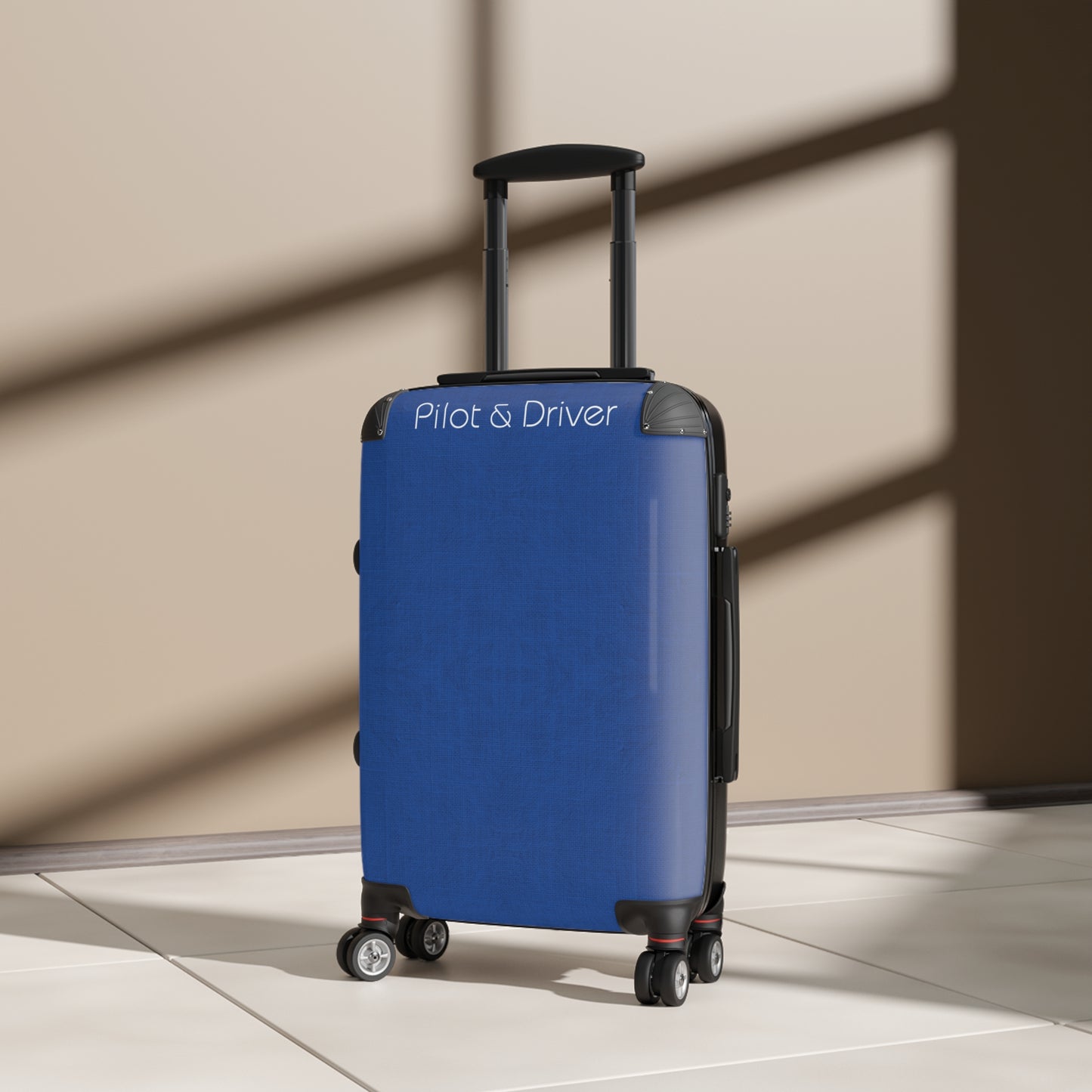 Pilot & Driver™ | Hardshell Suitcase | 3 Sizes | Cool Blue