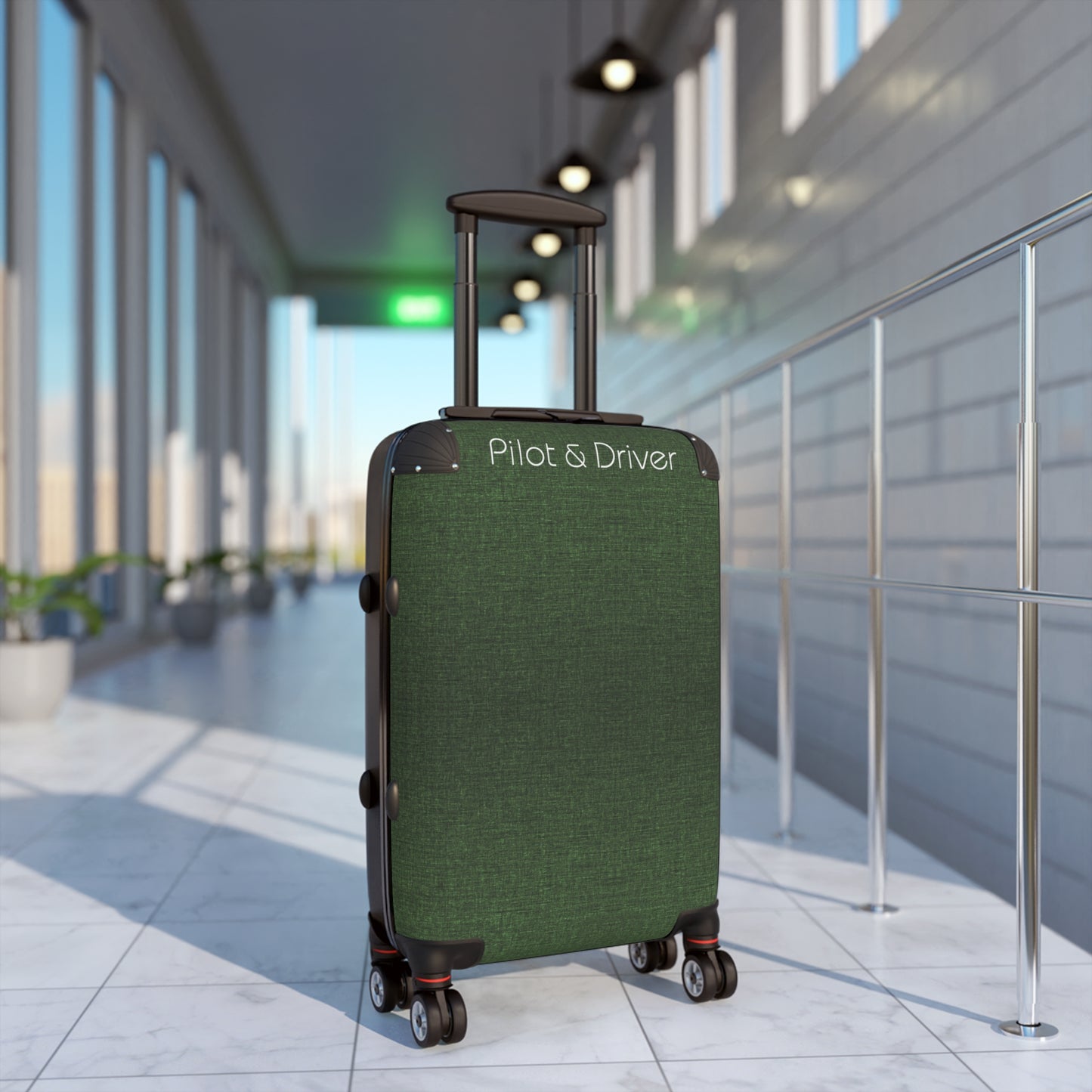 Pilot & Driver™ | Hardshell Suitcase | 3 Sizes | Emerald