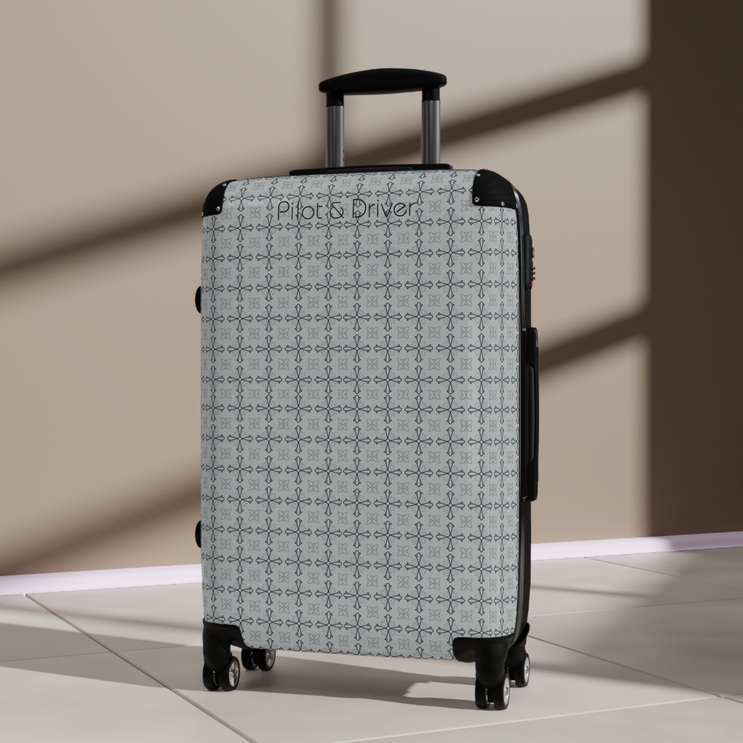 Pilot & Driver™ | Hardshell Suitcase | 3 Sizes | Gray