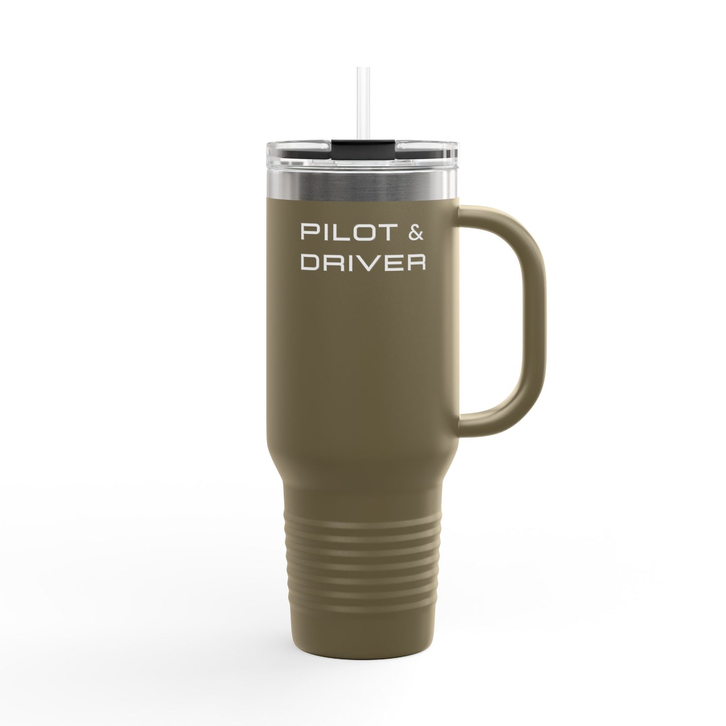 Pilot & Driver™ | Double-Insulated Travel Mug | 40oz