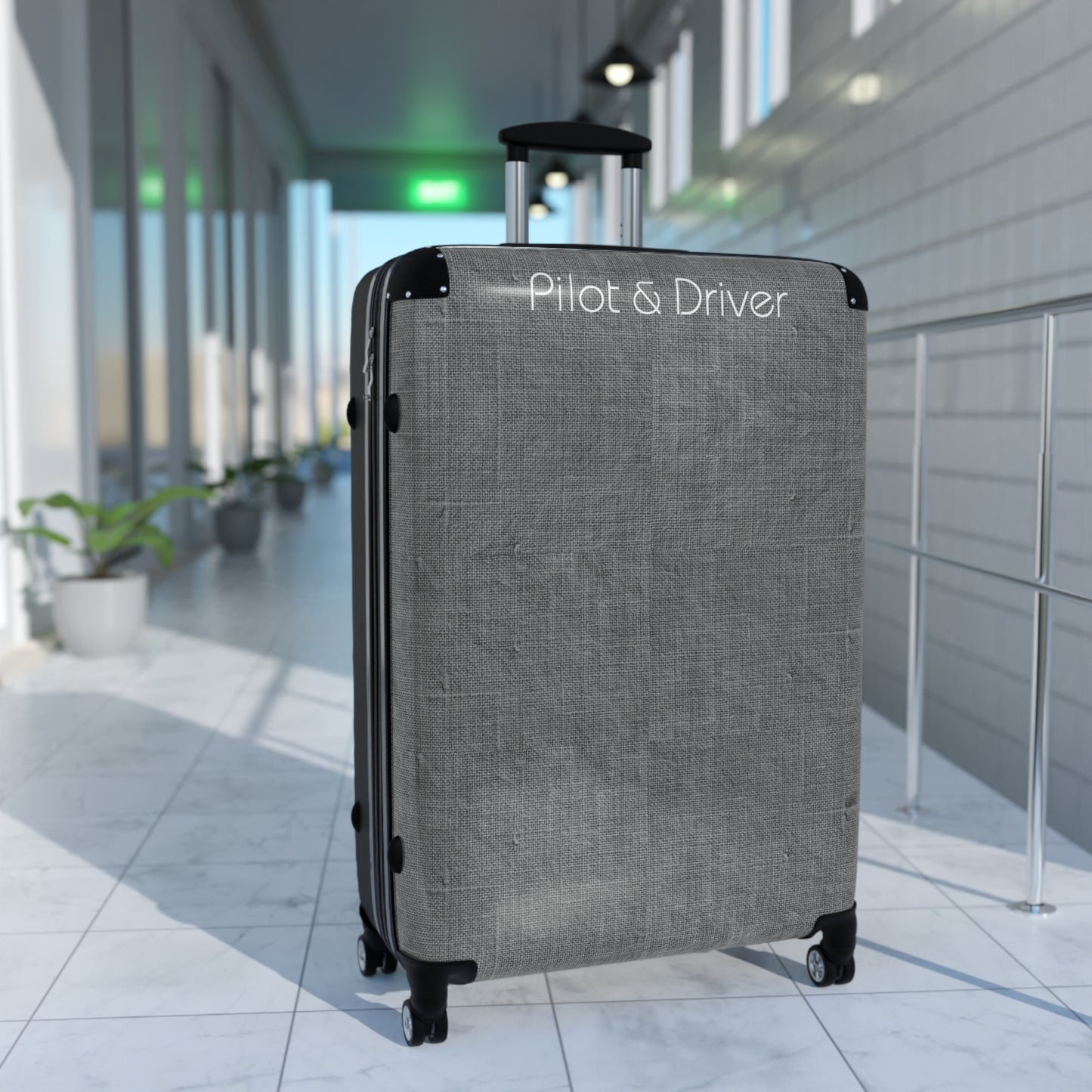 Pilot & Driver™ | Hardshell Suitcase | 3 Sizes | Charcoal