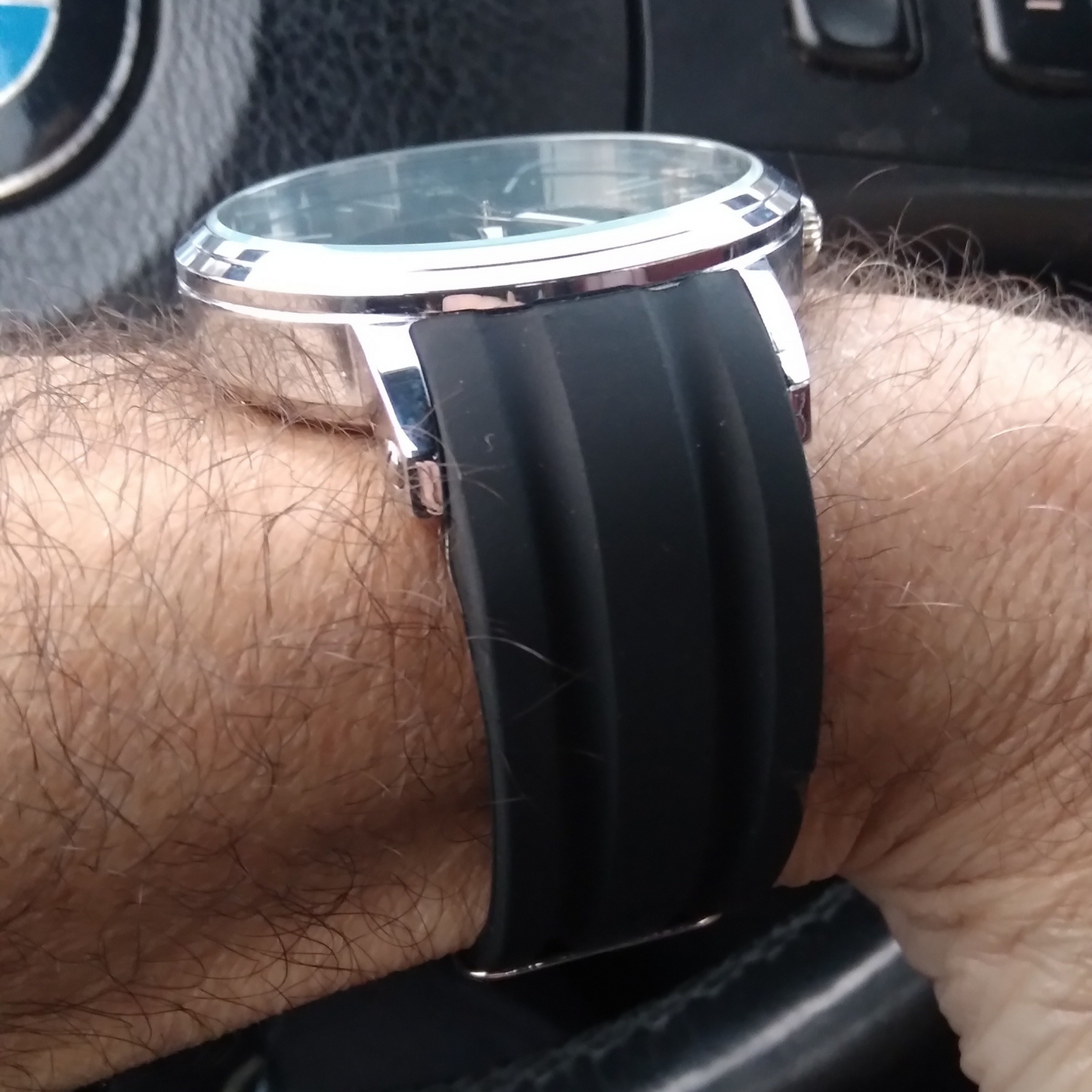 Pilot & Driver™ | Rally Art 01 | Automatic Watch | 46mm, Rubber Strap
