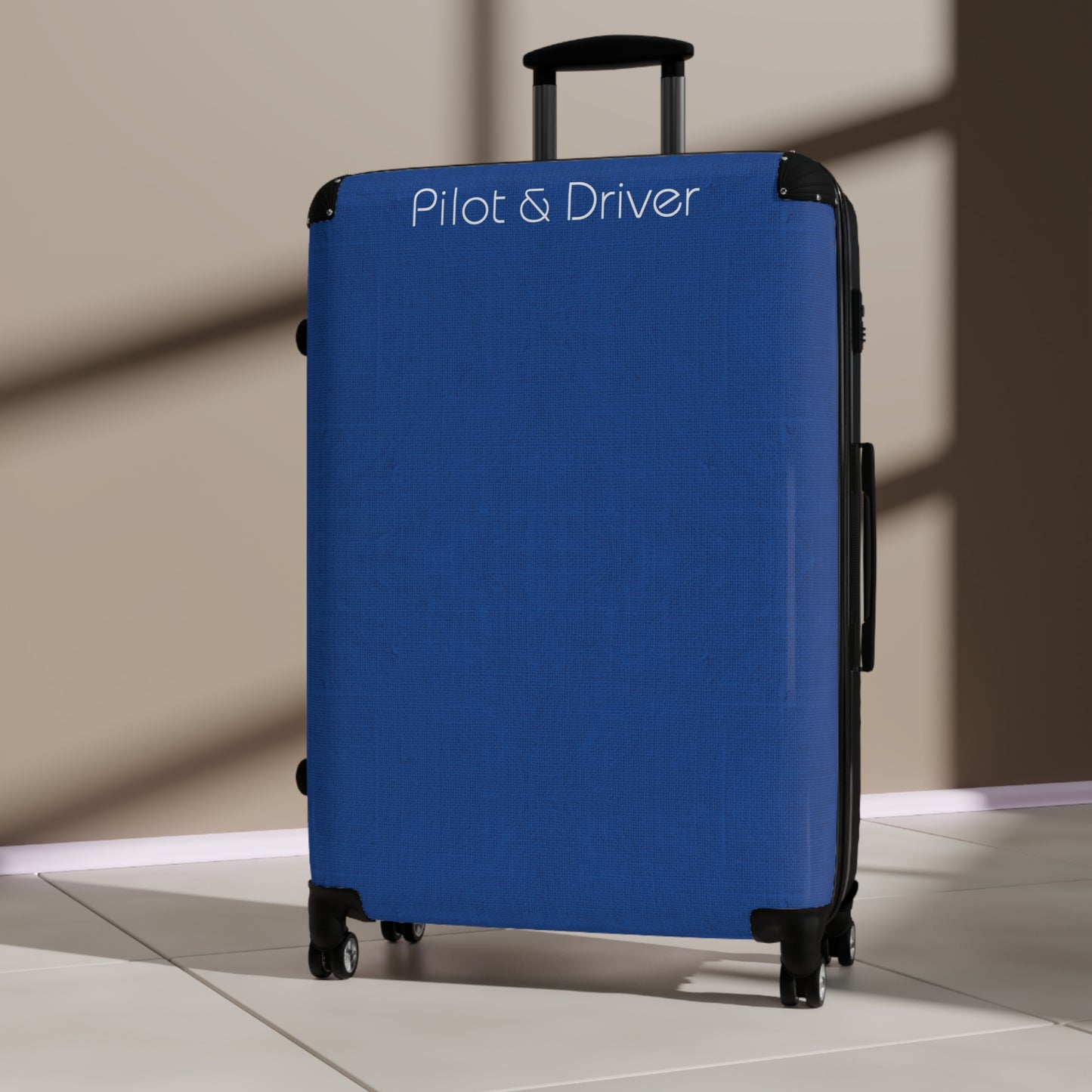 Pilot & Driver™ | Hardshell Suitcase | 3 Sizes | Cool Blue