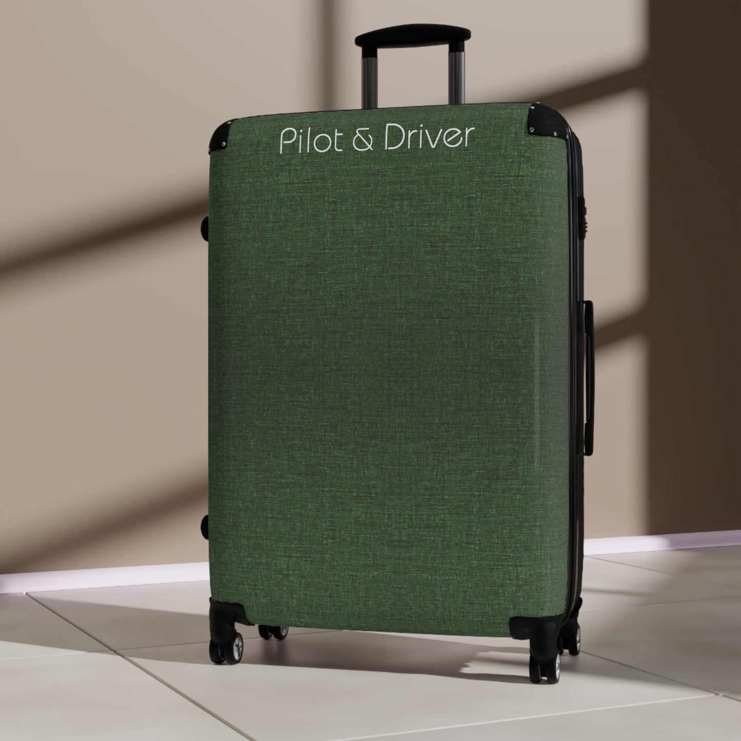 Pilot & Driver™ | Hardshell Suitcase | 3 Sizes | Emerald