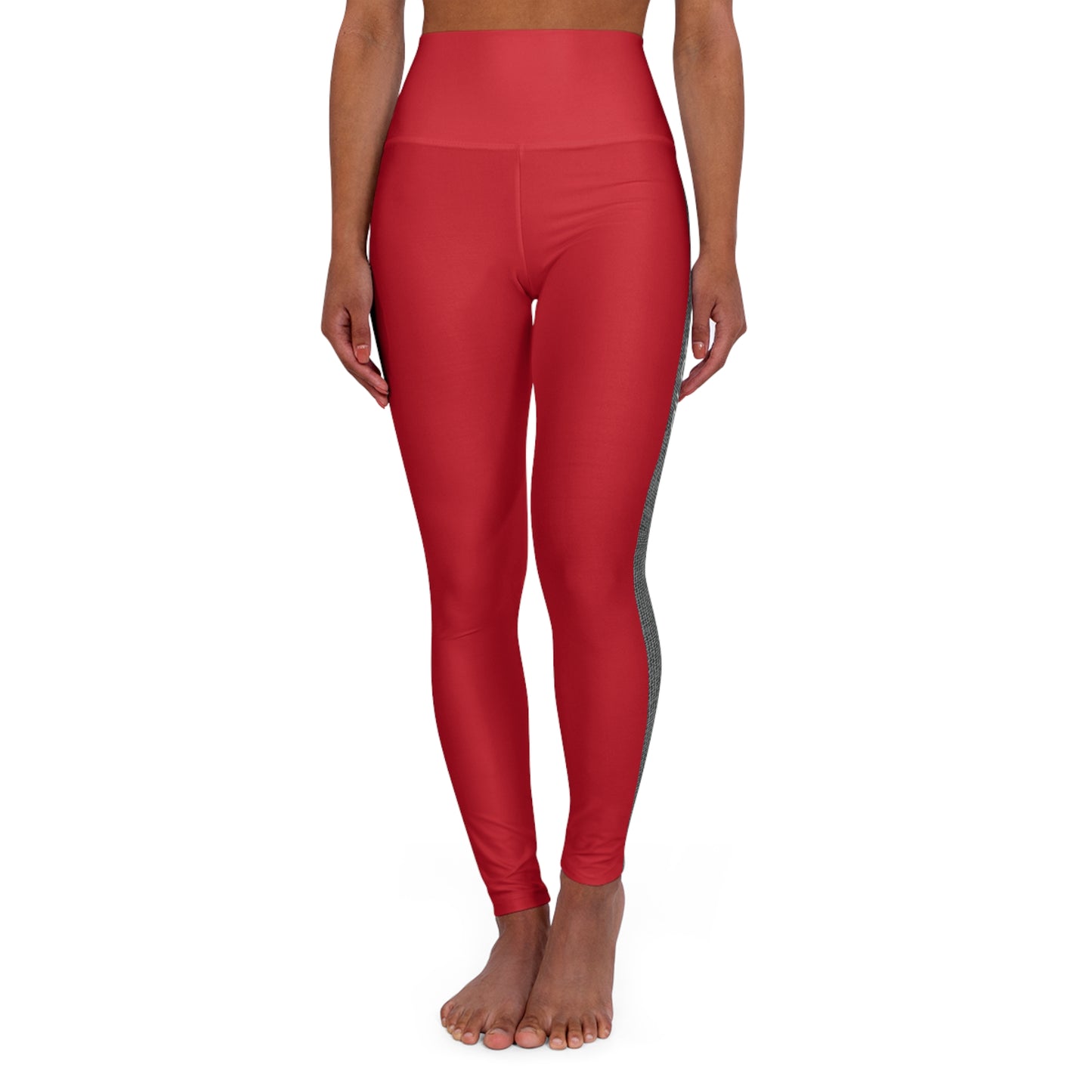 Pilot & Driver™ | High-Waisted Track Leggings | Crimson Red