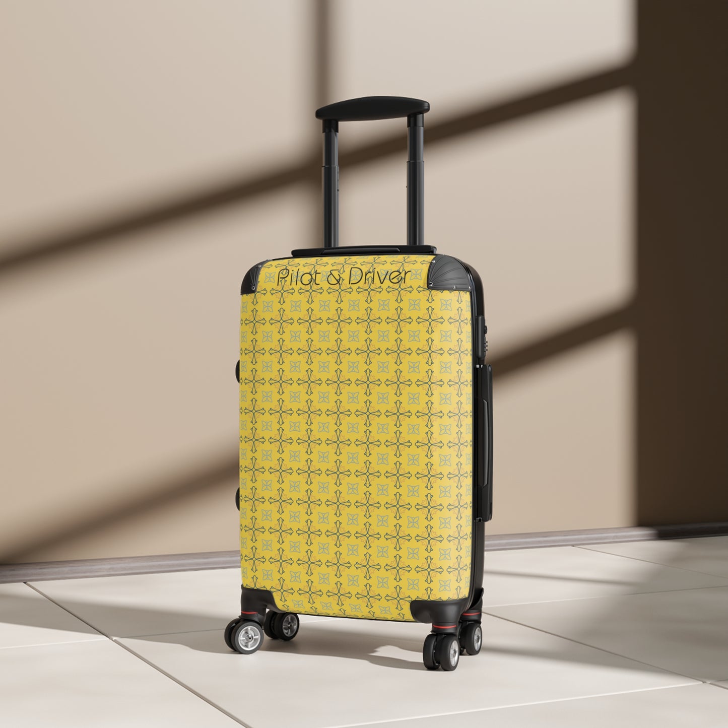 Pilot & Driver™ | Hardshell Suitcase | 3 Sizes | Mustard