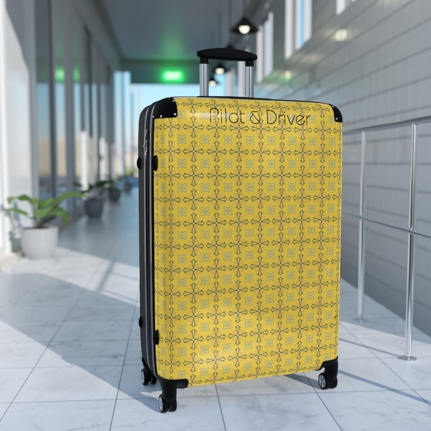 Pilot & Driver™ | Hardshell Suitcase | 3 Sizes | Mustard