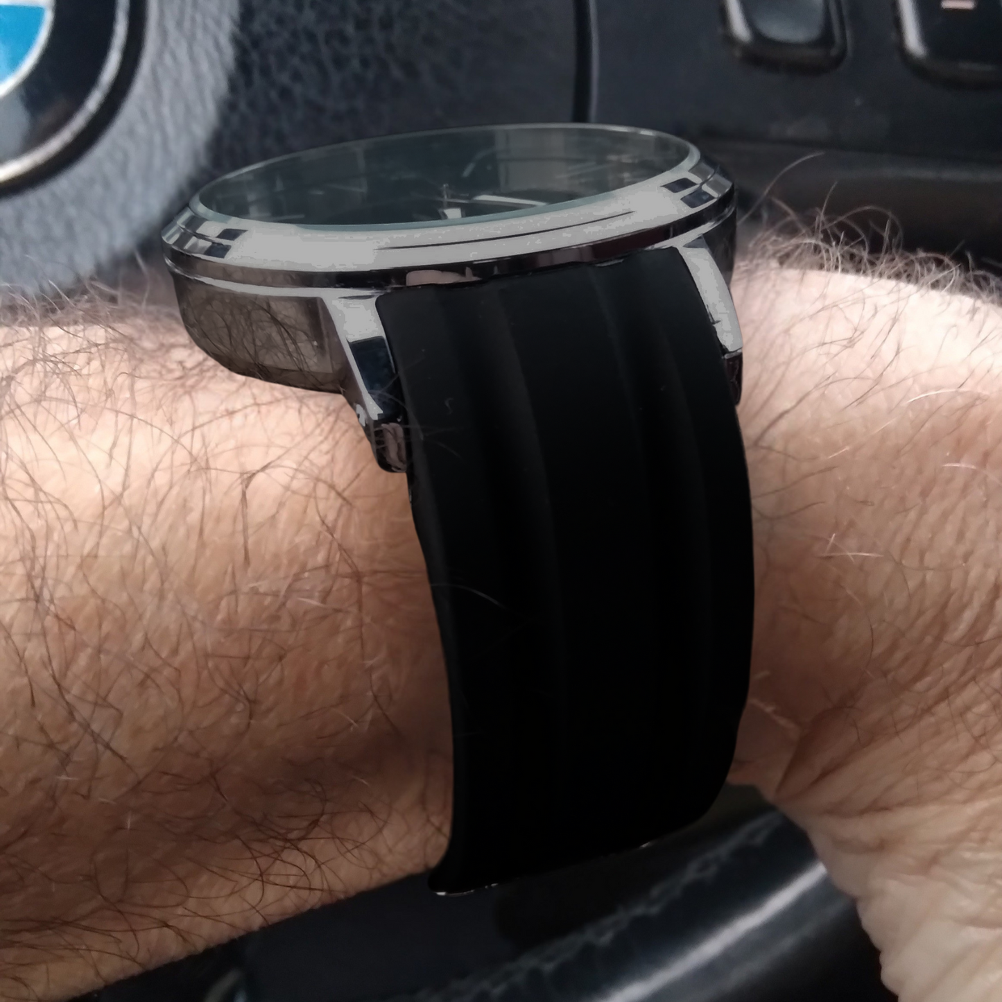 Pilot & Driver™ | Retro 02 | Automatic Watch | 46mm, Rubber Strap