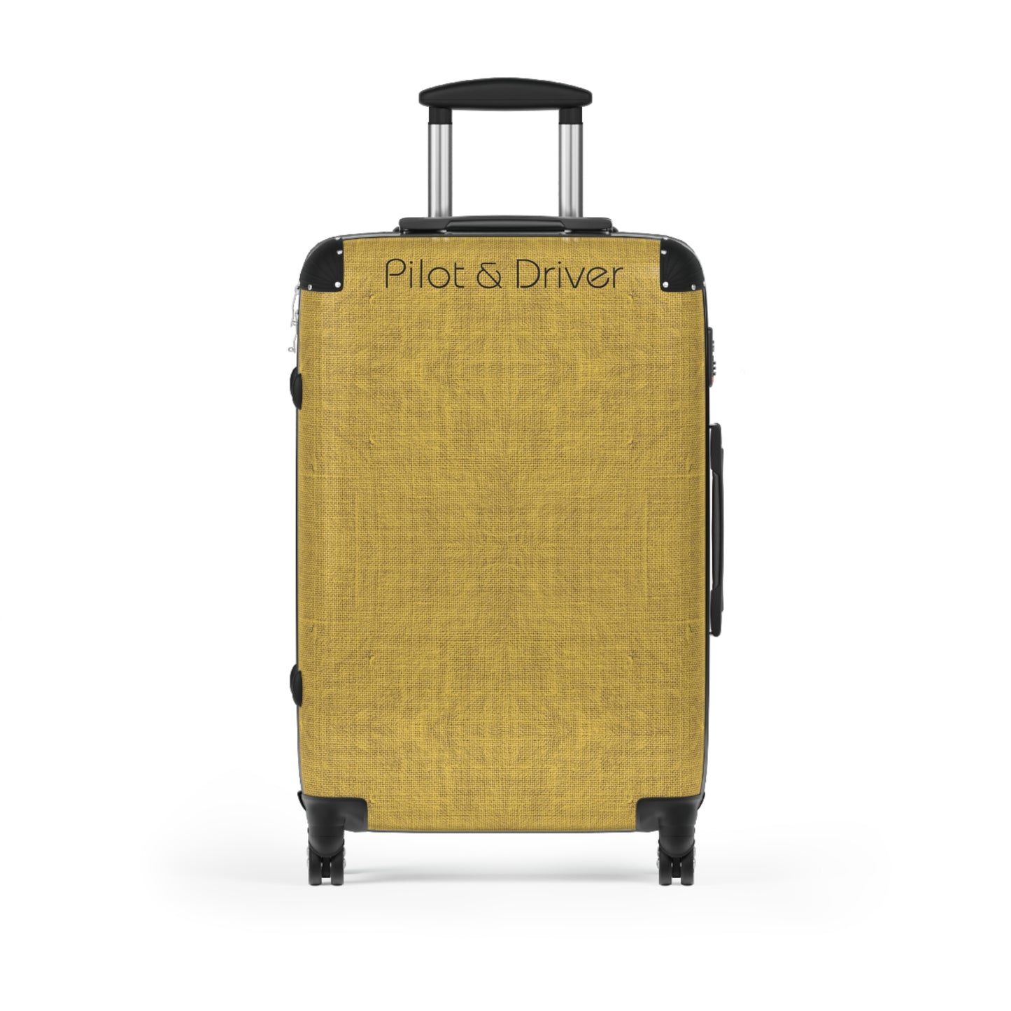 Pilot & Driver™ | Hardshell Suitcase | 3 Sizes | Mustard 01