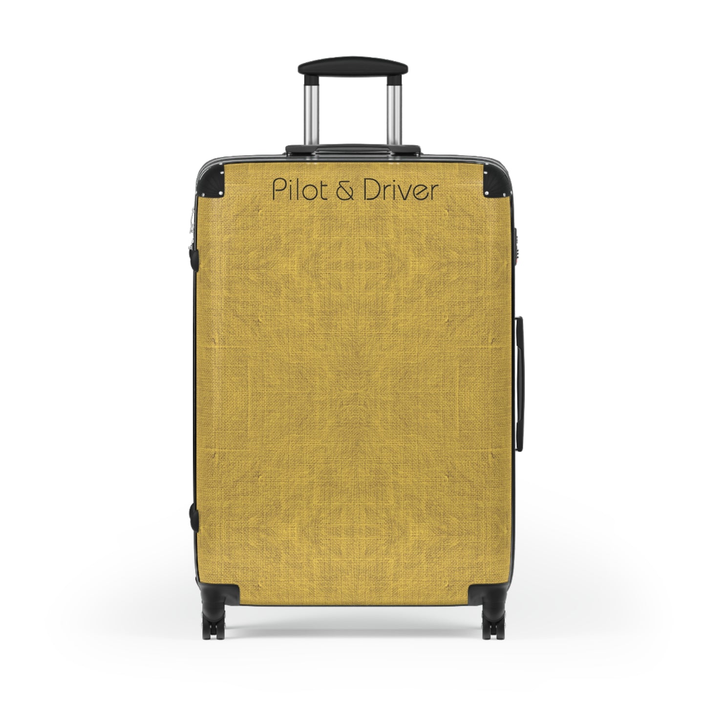 Pilot & Driver™ | Hardshell Suitcase | 3 Sizes | Mustard 01