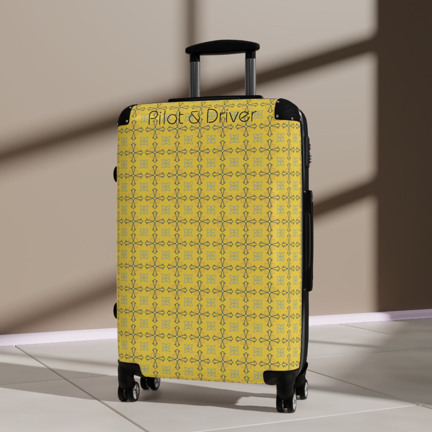 Pilot & Driver™ | Hardshell Suitcase | 3 Sizes | Mustard