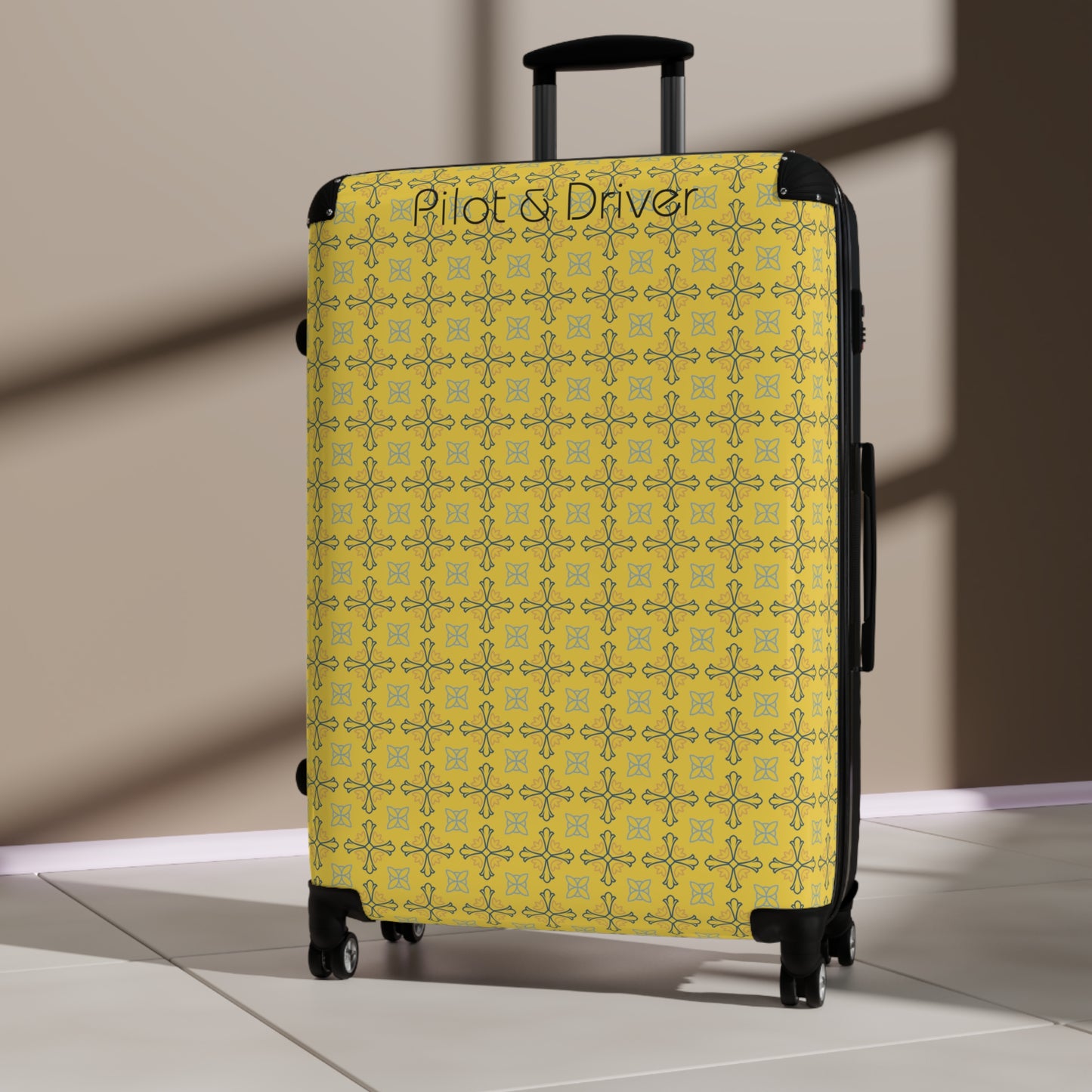 Pilot & Driver™ | Hardshell Suitcase | 3 Sizes | Mustard