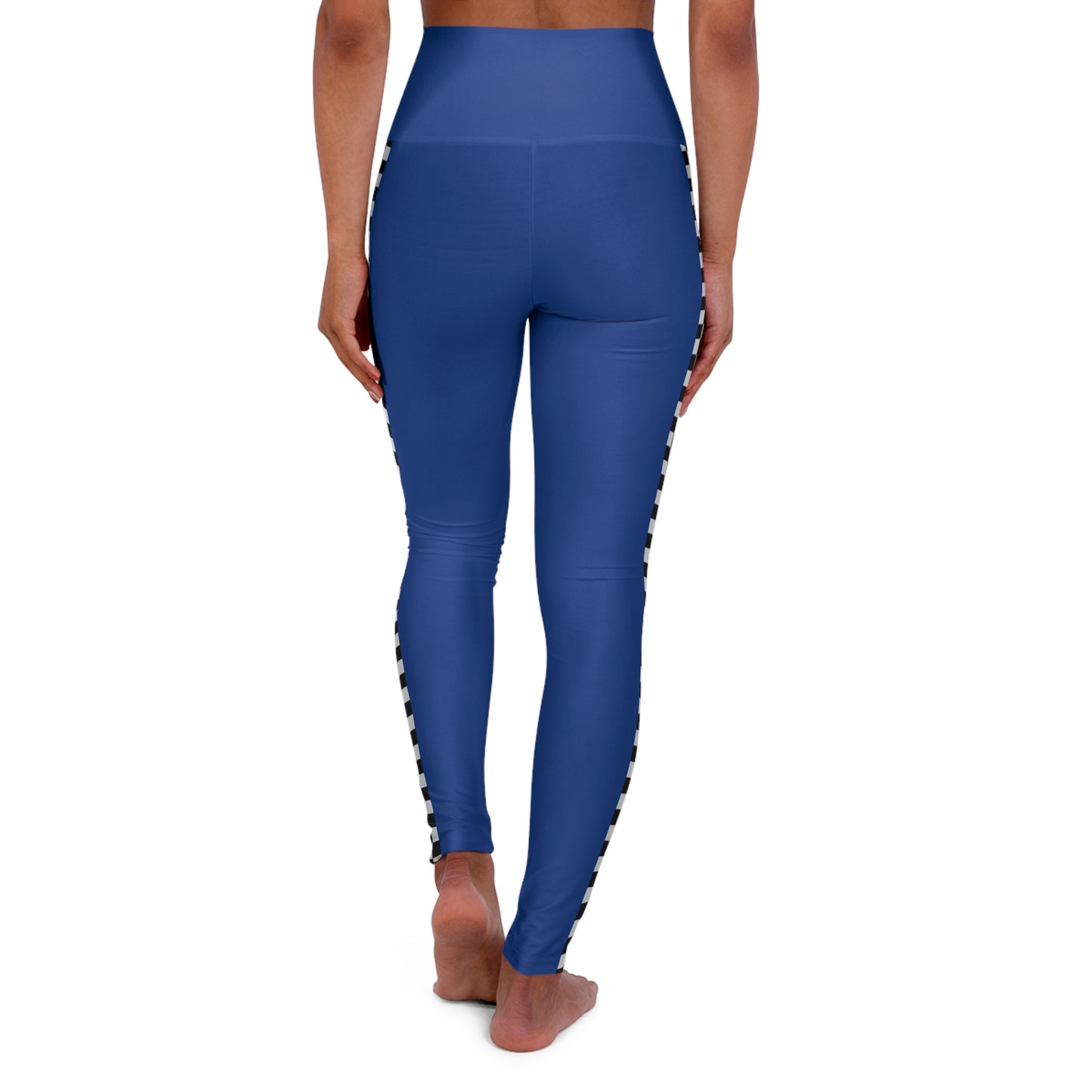 Pilot & Driver™ | High-Waisted Track Leggings | Ocean Blue 02