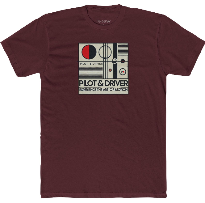 Pilot & Driver™ | Bauhaus Tee 01 | Unisex