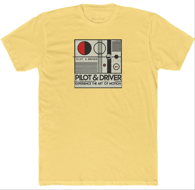 Pilot & Driver™ | Bauhaus Tee 01 | Unisex