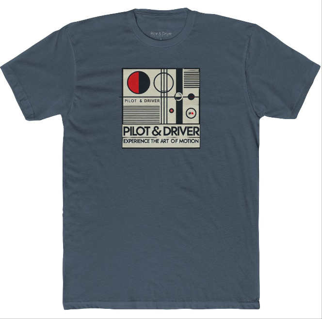 Pilot & Driver™ | Bauhaus Tee 01 | Unisex