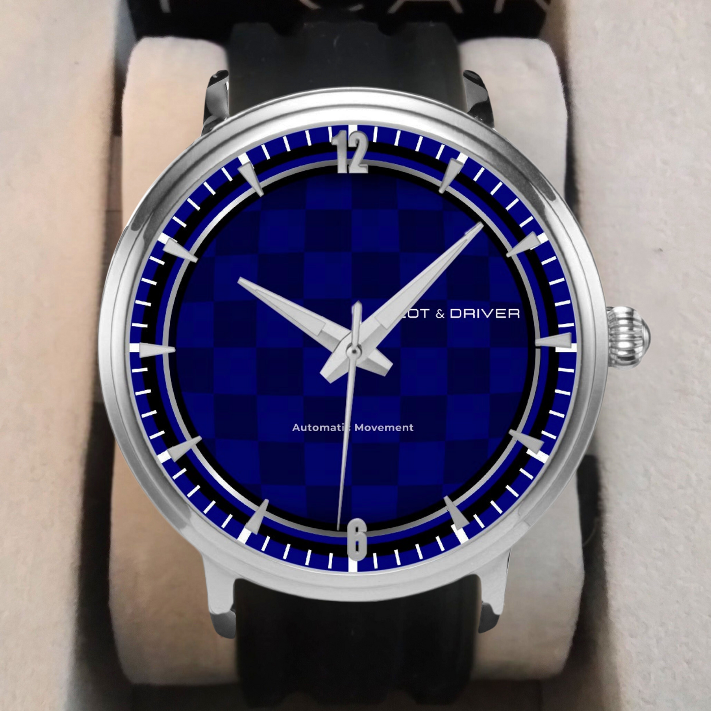 Pilot & Driver™ | GP 03 | Automatic Watch | 46mm, Rubber Strap