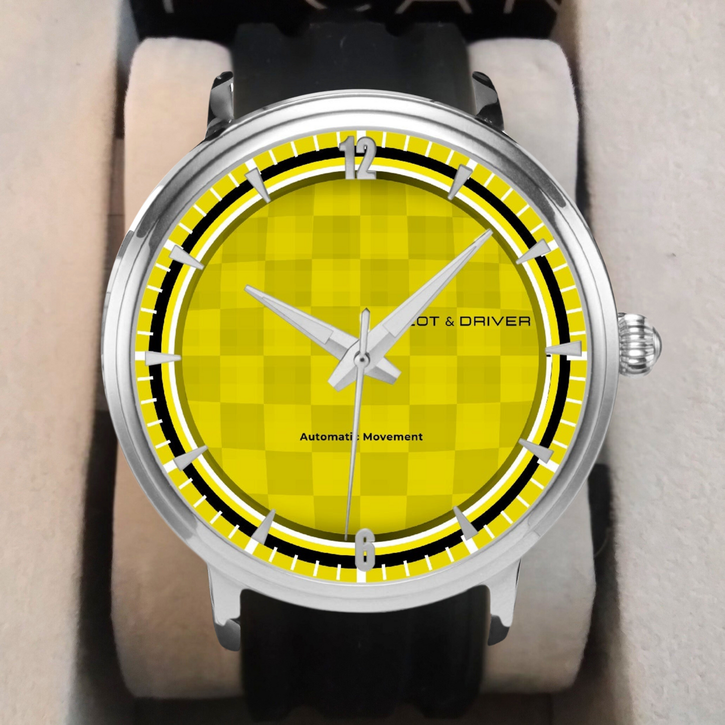 Pilot & Driver™ | GP 06 | Automatic Watch | 46mm, Rubber Strap