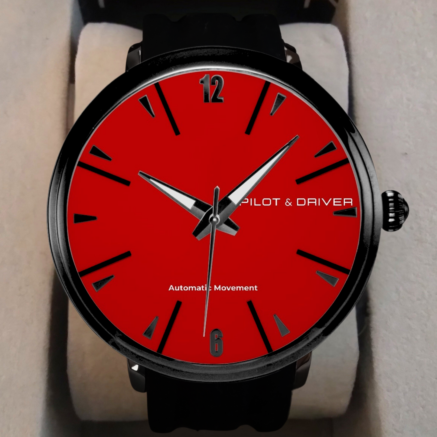 Pilot & Driver™ | Caliber 03 | Automatic Watch | 46mm, Rubber Strap