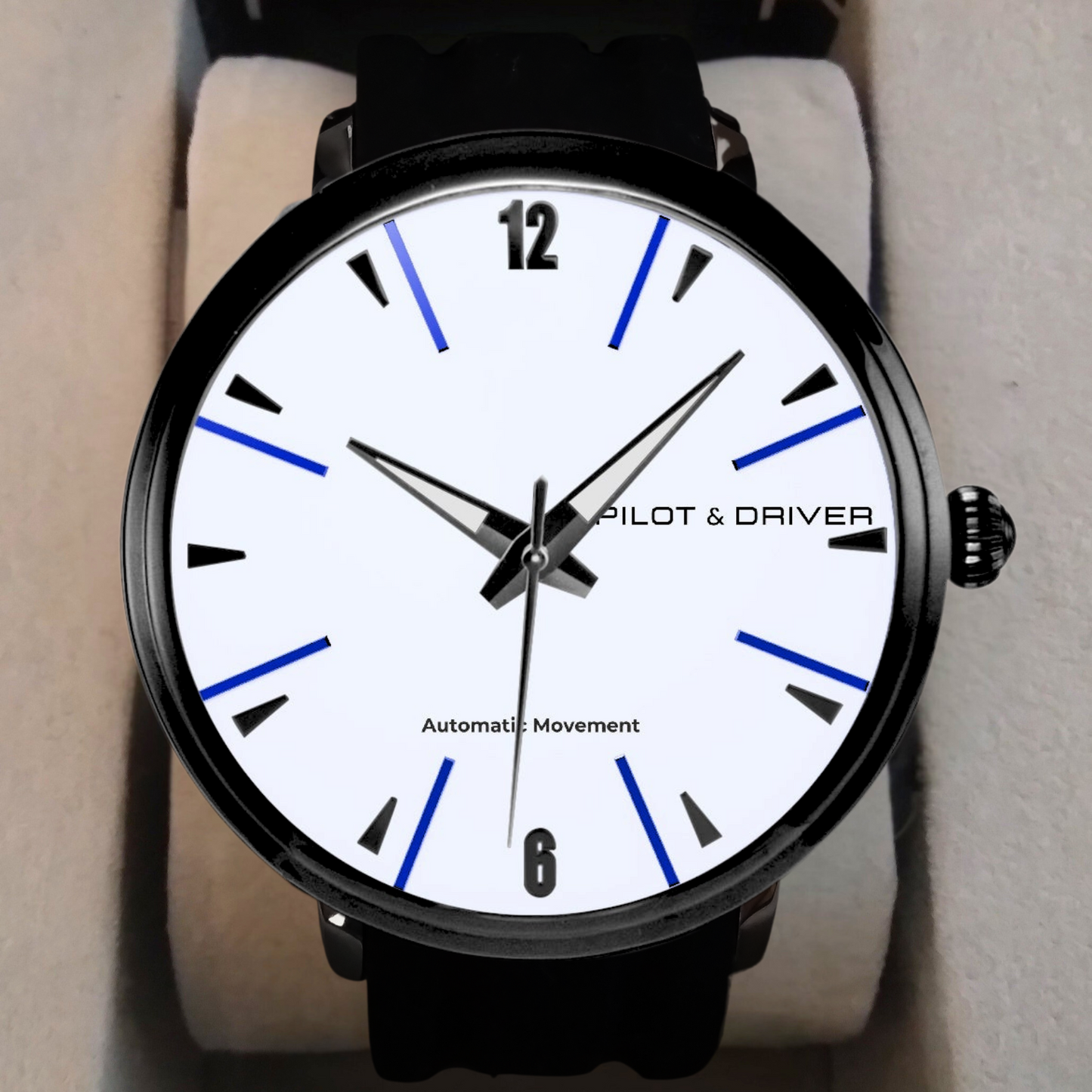 Pilot & Driver™ | Caliber 04 | Automatic Watch | 46mm, Rubber Strap