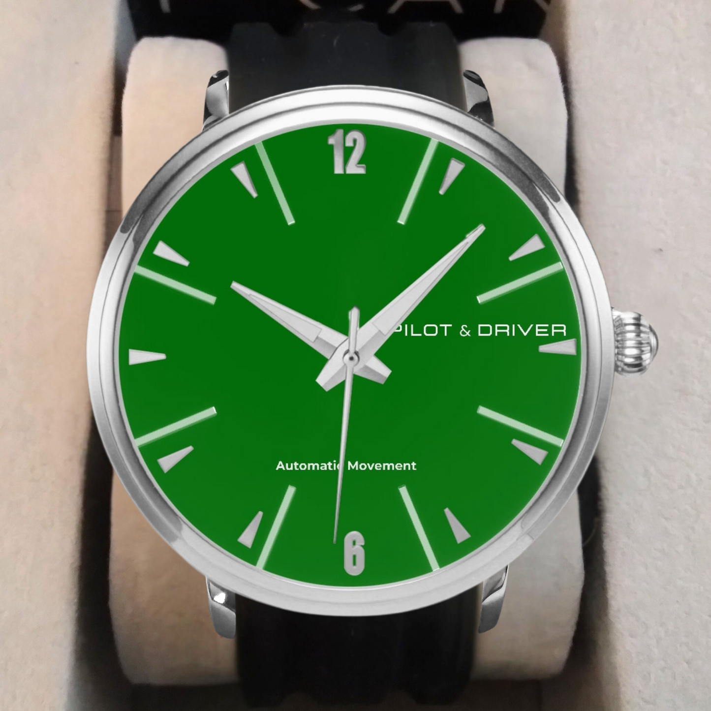 Pilot & Driver™ | Caliber 07 | Automatic Watch | 46mm, Rubber Strap