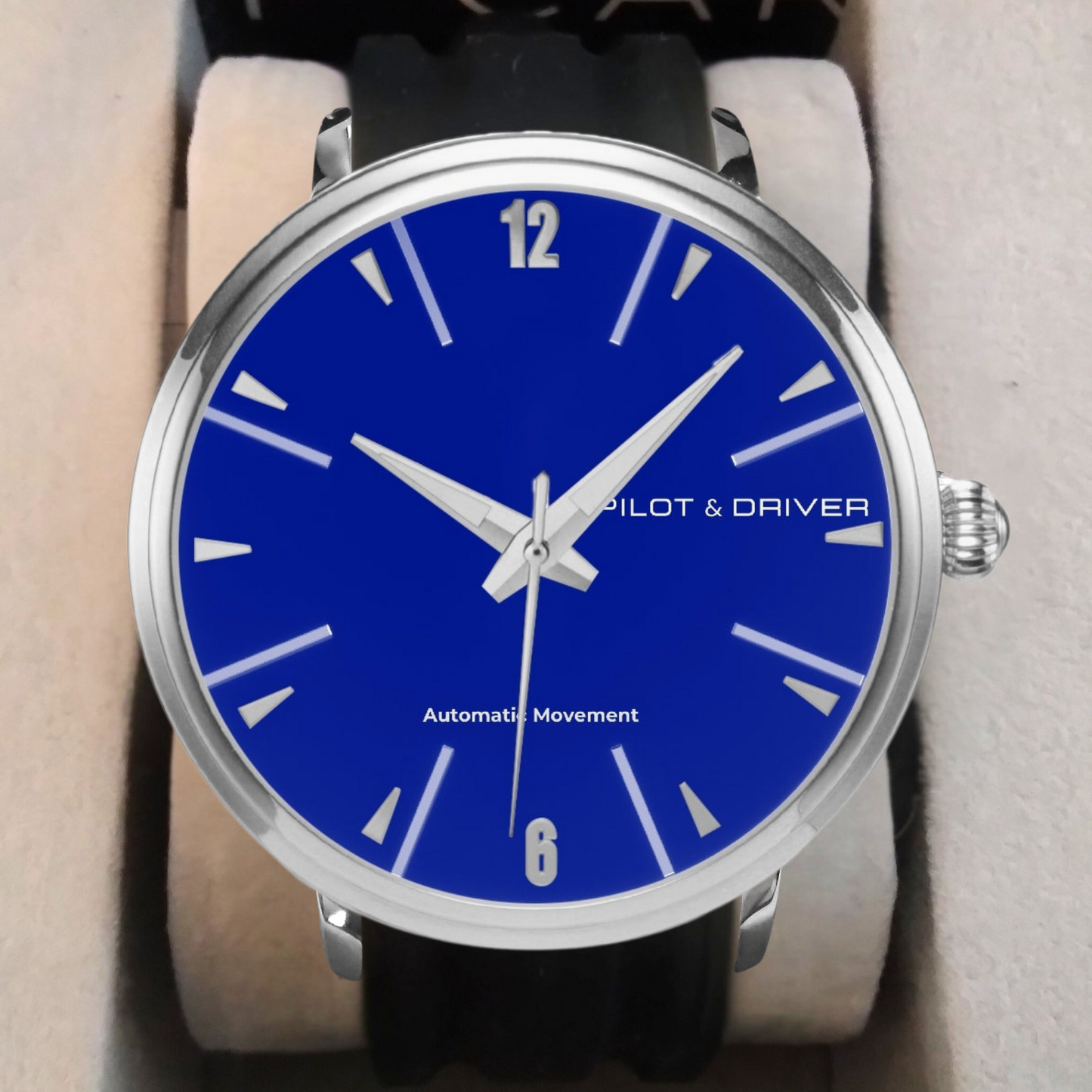 Pilot & Driver™ | Caliber 08 | Automatic Watch | 46mm, Rubber Strap