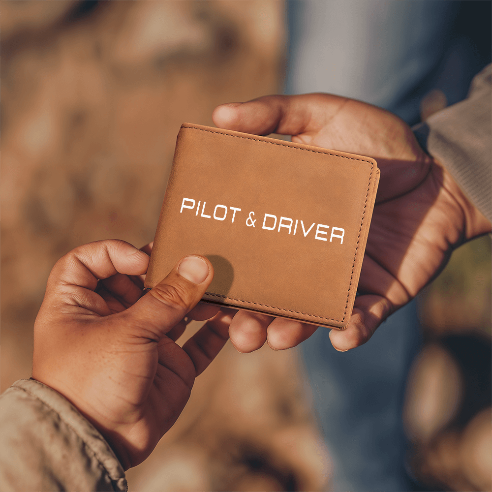 Pilot & Driver | Bi-Fold Leather Wallet