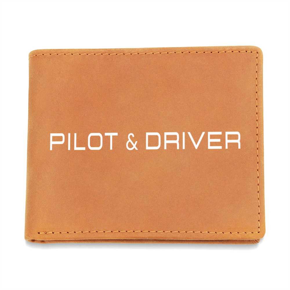 Pilot & Driver | Bi-Fold Leather Wallet