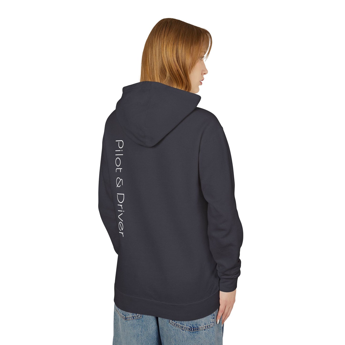 Pilot & Driver™ | Lightweight Fleece Hooded Sweatshirt 02 | Unisex