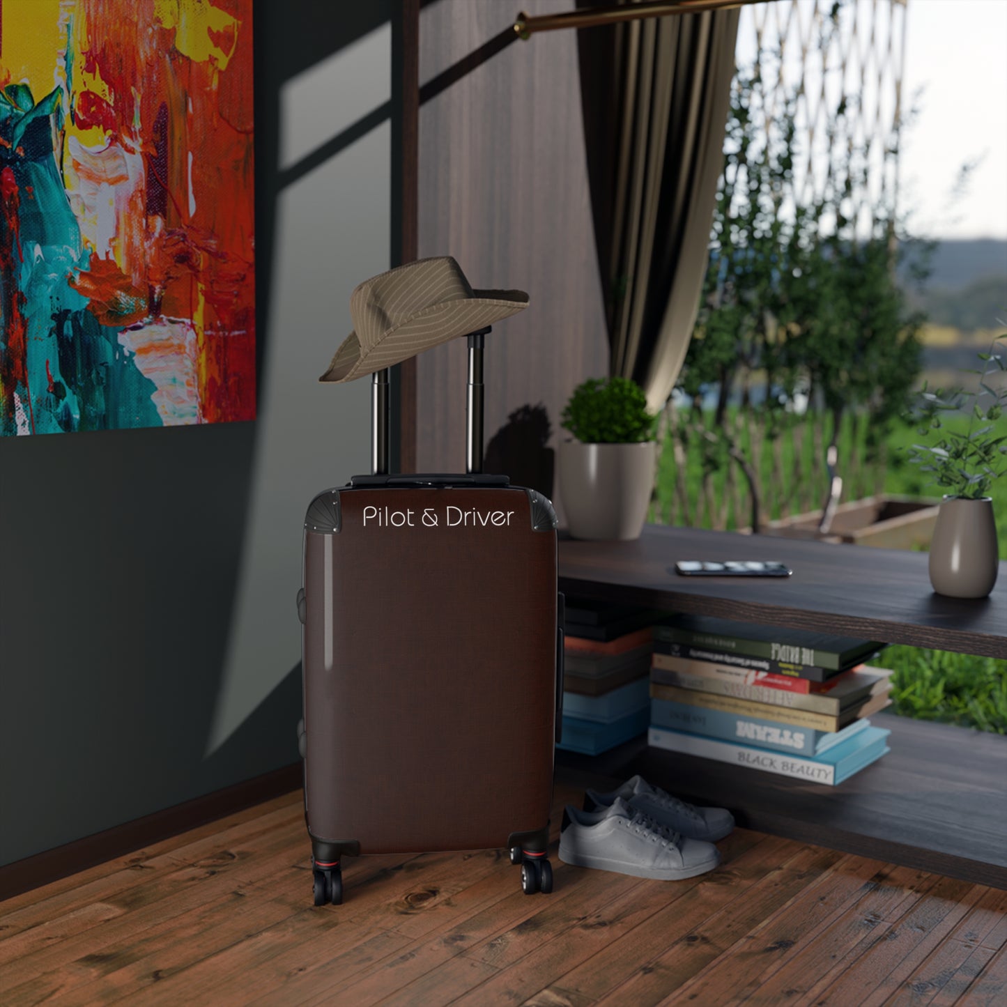 Pilot & Driver™ | Hardshell Suitcase | 3 Sizes | Chocolate