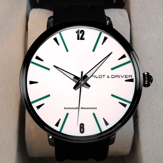 Pilot & Driver™ | Caliber 05 | Automatic Watch | 46mm, Rubber Strap