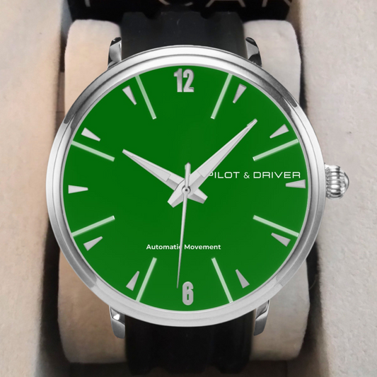 Pilot & Driver™ | Caliber 07 | Automatic Watch | 46mm, Rubber Strap