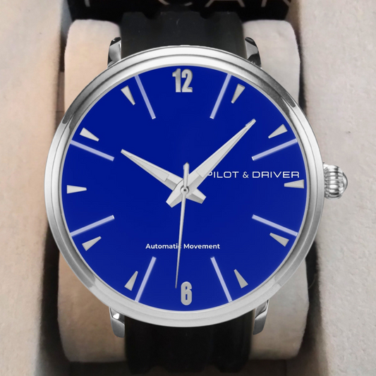 Pilot & Driver™ | Caliber 08 | Automatic Watch | 46mm, Rubber Strap