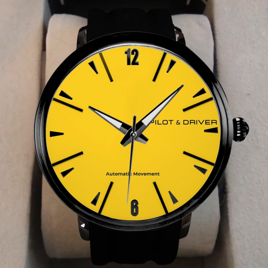 Pilot & Driver™ | Caliber 06 | Automatic Watch | 46mm, Rubber Strap